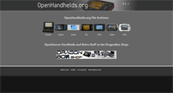 Desktop Screenshot of openhandhelds.org